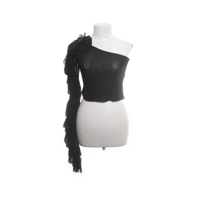 Crop top (Zwart) van Just Bee Queen Elastaan, Nylon