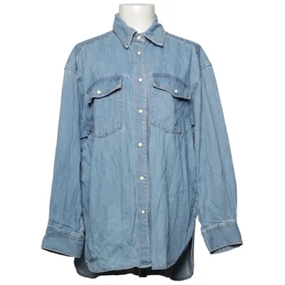 Denim blouse (Blauw) van H&M x Brock Collection Katoen