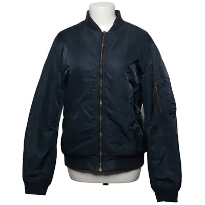 Bomber jacket (Blue) from L.O.G.G by H&M Cotton, Polyamide, Polyester