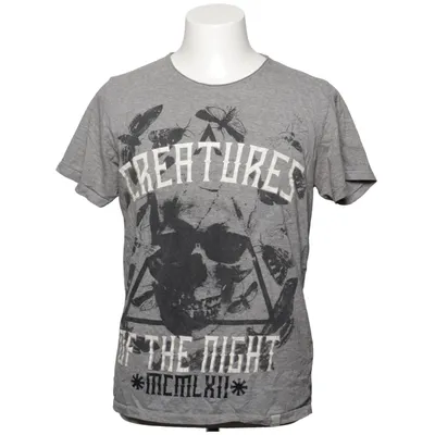 T-shirt (Grijs) van Shine Original Katoen, Viscose
