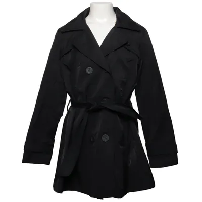 Trenchcoat (Svart) från KappAhl Bomull, Polyamid, Polyester