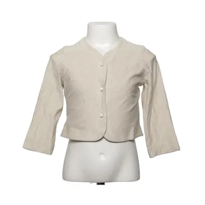 Cardigan (Beige) from Gymp Cotton, Polyamide, Polyester