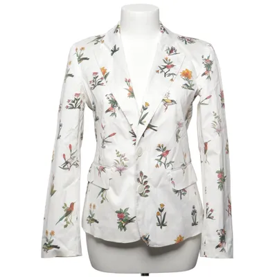 Blazer (Hvid, Flerfarvet) fra Strenesse Acetat, Bomuld, Elastan, Polyester