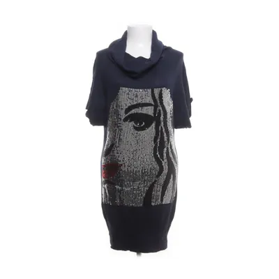 Turtleneck dress (Blue) from Azaka Nylon, Viscose