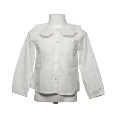 Blouse (White) from H&M Cotton