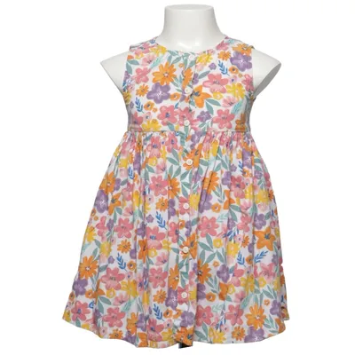 Dress (White, Multicolored) from LC Waikiki Cotton