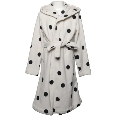Bathrobe (White, Black) from H&M Polyester