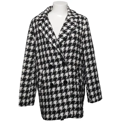 Coat (Black, White) from Kaos Acrylic, Polyester