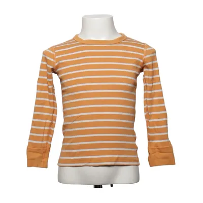 Långärmad t-shirt (Gul, Vit) från Polarn O. Pyret Ekologisk bomull