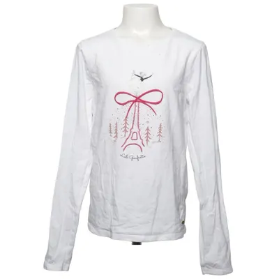 T-shirt à manches longues (Blanc, Rouge) de Lili Gaufrette