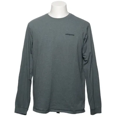 Langarmshirt (Grau) von Patagonia Recycelte Baumwolle, Recyceltes Polyester