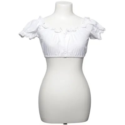 Dirndl blouse (White) from Hess Cotton, Polyester