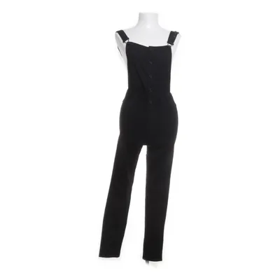 Latzhose (Schwarz) von Divided by H&M Baumwolle, Polyester, Elasthan