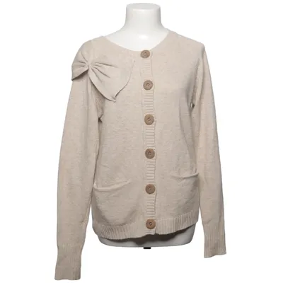 Cardigan (Beige) from Drys Polyamide, Polyester, Rabbit fur, Viscose, Wool