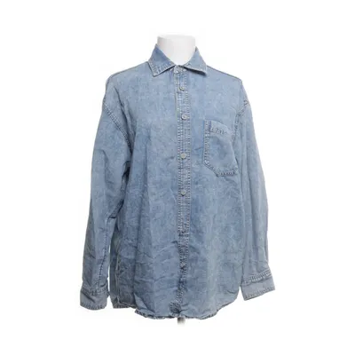 Denim blouse (Blauw) van Divided by H&M Katoen, Polyester