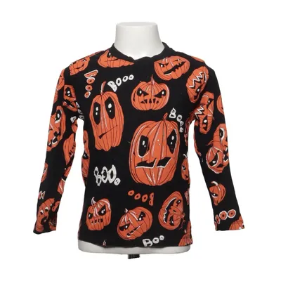 Lange mouwen shirt (Zwart, Oranje, Meerkleurig) van Cool Club by SMYK Katoen, Elastaan