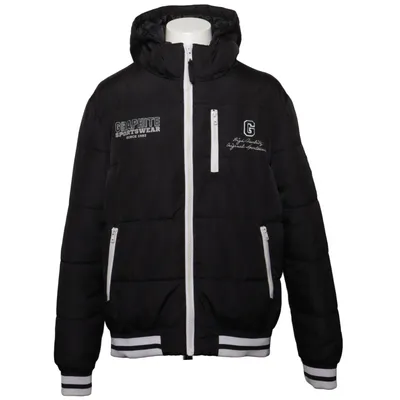 Vinterjakke (Sort, Hvid) fra Graphite Polyester