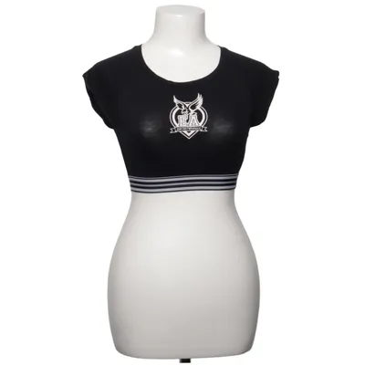 Crop Top (Schwarz) von Emporio Armani Underwear Baumwolle, Elasthan, Polyester