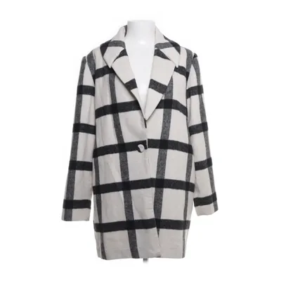 Coat (White, Black) from Finders Keepers Polyester, Wool, Elastane
