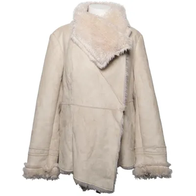 Shearling jacket (Beige) from Soul River Acrylic, Polyester