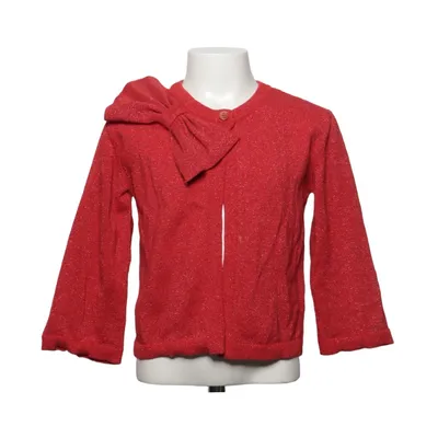 Cardigan (Rouge) de H&M Coton, Fibre métallique, Polyamide, Polyester