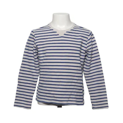 T-shirt à manches longues (Bleu, Blanc) de Hema Coton