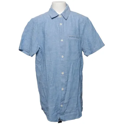 Korte mouwen shirt (Blauw) van H&M Katoen, Linnen