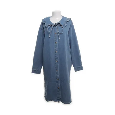 Denim jurk (Blauw) van Dazy Katoen, Polyester