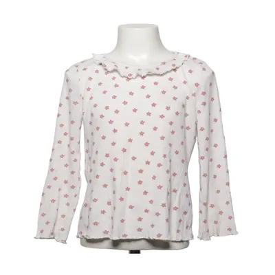 T-shirt à manches longues (Blanc, Rose) de Happy Girls Club Coton
