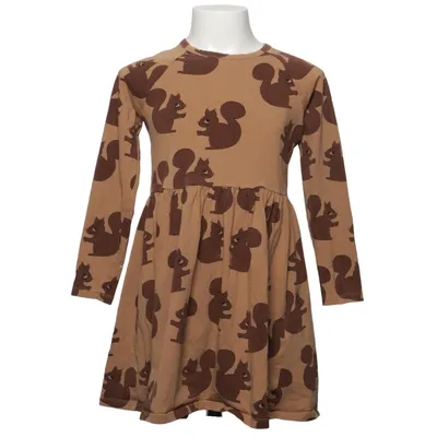 Kjole (Beige, Brun) fra Mini Rodini Bomuld, Elastan