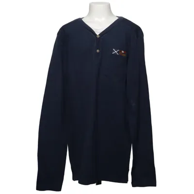 Henley shirt (Blue) from Nukutavake Cotton, Elastane