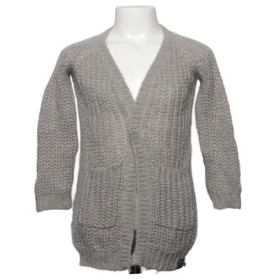 Cardigan (Gray) from Creamie Acrylic, Mohair, Nylon