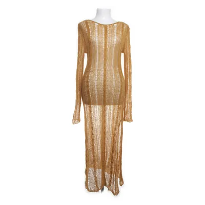 Robe longue (Marron) de Zara Acrylique, Polyamide, Laine