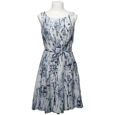 Robe (Bleu, Blanc) de Your Face Acétate, Coton, Soie
