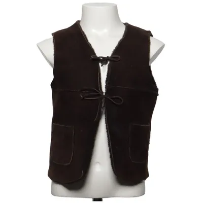 Gilet en cuir (Marron) de Bonpoint Cuir