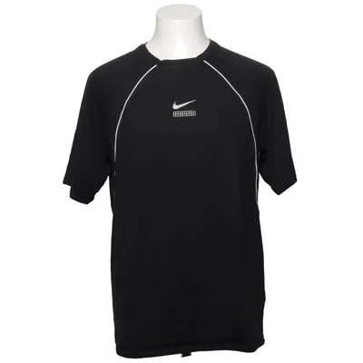 T-shirt (Zwart) van Nike Katoen, Polyester