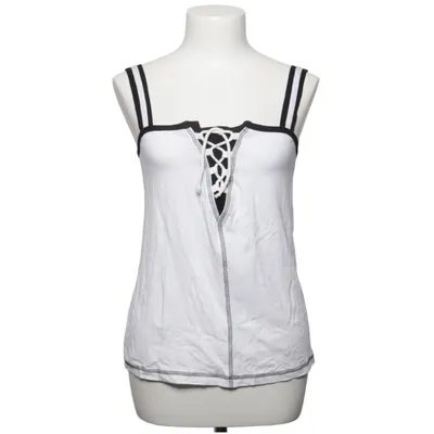 Tanktop (Wit, Zwart) van New Line Mac Scott Elastaan, Viscose