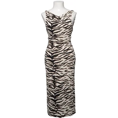 Långklänning (Beige, Svart) från H&M Elastan, Polyester