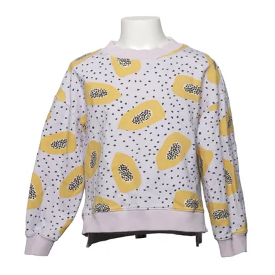 Collegetröja (Lila, Gul, Svart) från Mixed Grill Bomull, Elastan