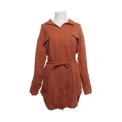 Shirt dress (Brown) from Fashiondiaries Cotton