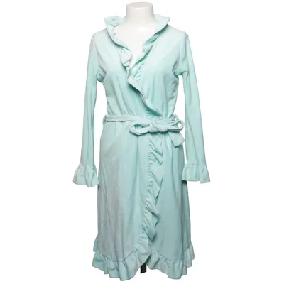 Badjas (Turquoise) van Vera Velour Katoen, Polyester