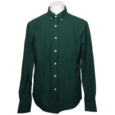 Buttondown-skjorta (Grön) från Oxford Bomull, Polyester