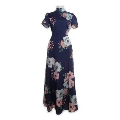 Maxi dress (Blue, Multicolored) from CBR Cotton, Polyester