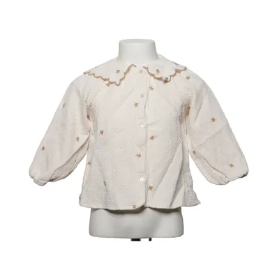 Bluse (Beige) fra Zara Bomuld, Polyester