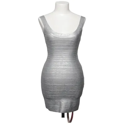Cocktailkleid (Silber) von House of CB Elasthan, Polyamid, Viskose
