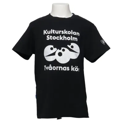 T-shirt (Sort, Hvid) fra Cottover Økologisk bomuld