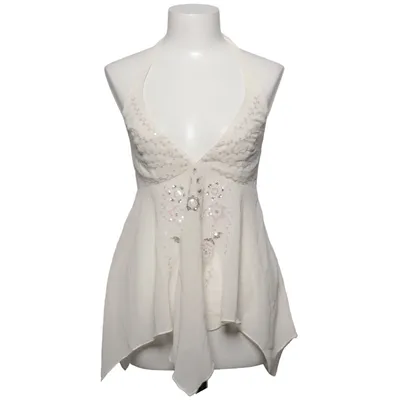 Halterneck top (Hvid) fra Barbie Polyester