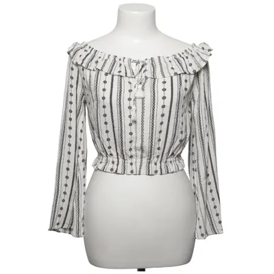 Crop top (White, Multicolored) from Divided by H&M Viscose