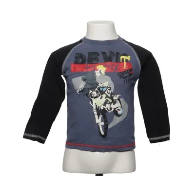 Långärmad t-shirt (Blå, Svart) från Jump Bomull
