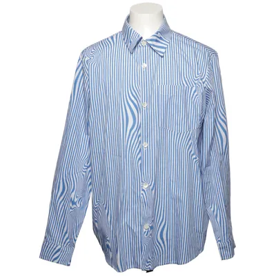 Shirt (Blue, White) from Brixtol Textiles Organic cotton